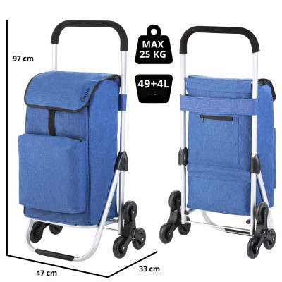 Сумка-візок ShoppingCruiser Stairs Climber 53 Blue (650063)