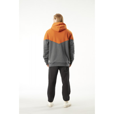 Picture Organic толстовка Basement Plush Hoody red clay-dark grey L