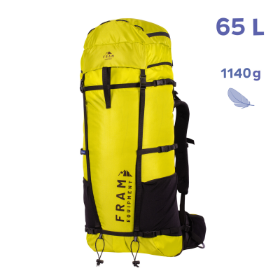 Рюкзак Lukla 65L S лимонний