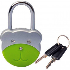 Munkees 3602 брелок-замок Padlock-Bear green