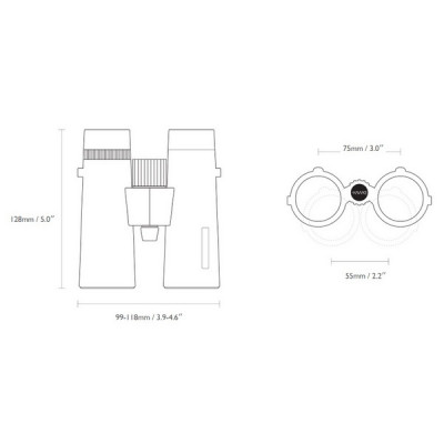 Бінокль Hawke Nature Trek 8x32 Top Hinge-Green (35100/HA4150)