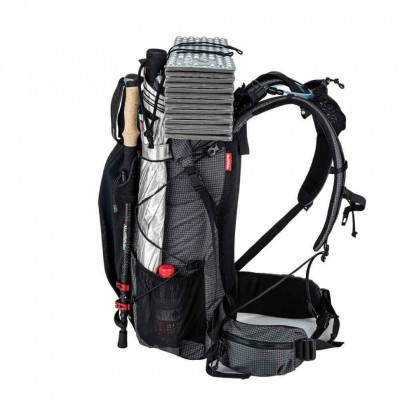 Рюкзак туристичний Naturehike Rock NH20BB113, 40 + 5L - чорний