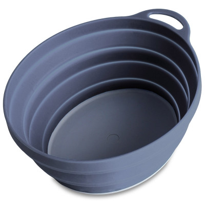 Lifeventure тарілка Silicone Ellipse Bowl graphite