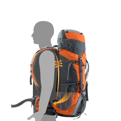 Рюкзак туристичний Naturehike Discovery NH70B070-B, 70 л + 5 л, блакитний