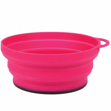 Lifeventure тарілка Silicone Ellipse Bowl pink