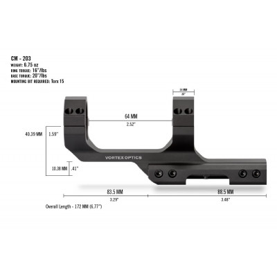 Кріплення Vortex Cantilever Mount 30mm 3