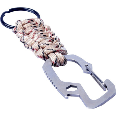 Munkees 6462 брелок Multi-Function Paracord beige