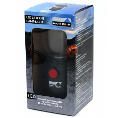 Ліхтар кемпінговий High Peak LED Lantern Camp Light Black (41483)