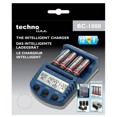 Зарядний пристрій Technoline BC1000 SET + аккумулятори (BC1000)