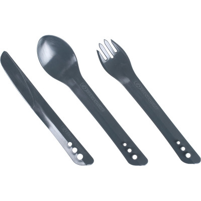 Lifeventure виделка, ложка, ніж Ellipse Cutlery graphite