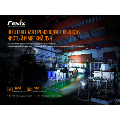 Ліхтар налобний Fenix HP25R V2.0