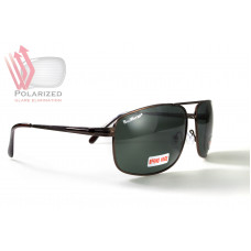 Окуляри поляризаційні BluWater Navigator-2 Polarized (green), зелені в металевій оправі