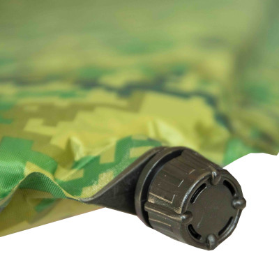 Килимок самонадувний Tramp з можливістю зістібання camo 185х65х5 UTRI-007