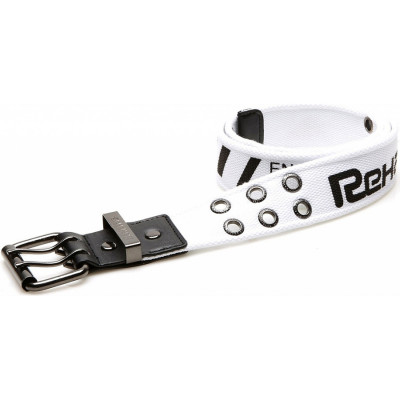 Rehall ремінь Buckle 115 cm white-black