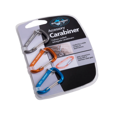 Набір карабінів Accessory Carabiner 3 Pack Mix Color від Sea to Summit (STS AABINER3)