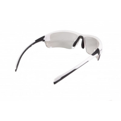 Окуляри фотохромні (захисні) Global Vision Hercules-7 White Photochromic (clear), фотохромні прозорі в білій оправі