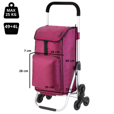 Сумка-візок ShoppingCruiser Stairs Climber 53 Fuchsia (604353)