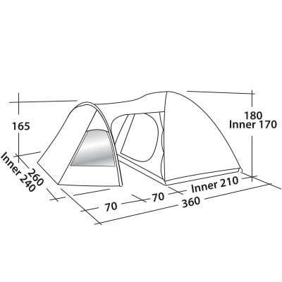 Намет Easy Camp Blazar 400 Rustic Green (120385)