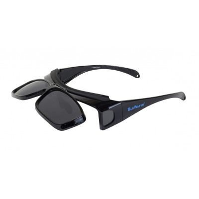 Окуляри поляризаційні BluWater Flip-IT Polarized (gray) чорні