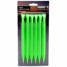 Кілочки High Peak Glow in the Dark ABS Peg 20 см 6 шт. Luminous Green (42202)