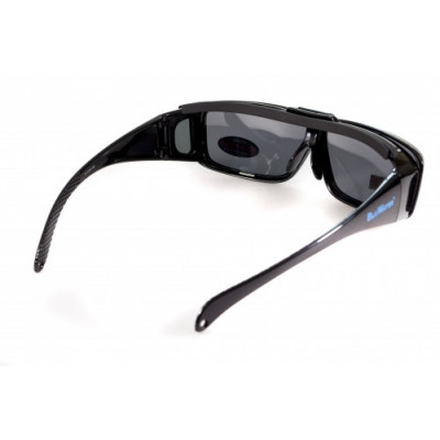 Окуляри поляризаційні BluWater Flip-IT Polarized (gray) чорні