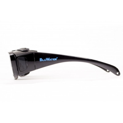 Окуляри поляризаційні BluWater Flip-IT Polarized (gray) чорні