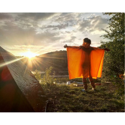 AceCamp пончо Vinyl Rain Poncho orange