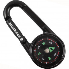 Munkees 3135 брелок-компас Thermometer black