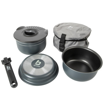 Набір посуду Bo-Camp Trekking 5 Pieces Anthracite (2300351)