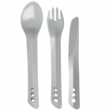 Lifeventure виделка, ложка, ніж Ellipse Cutlery light grey