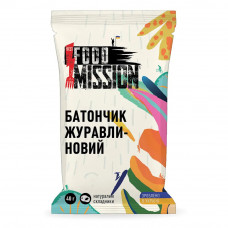 Батончик клюквенно-вишневый Food Mission