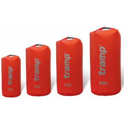 Гермомішок Tramp Nylon PVC 50L, червоний