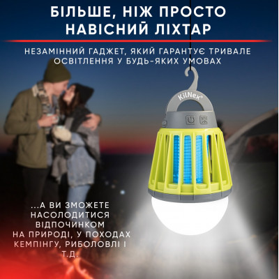 Ліхтар для кемпінгу Kilnex 2600 mAh (IP 67)