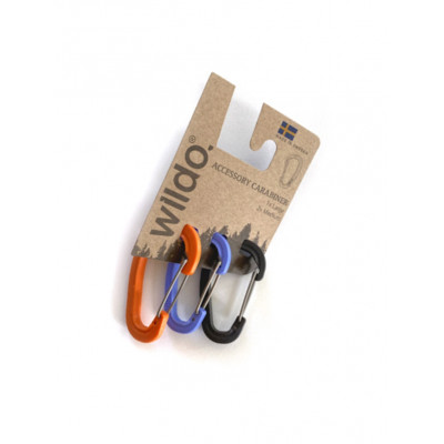 Набір карабінів WILDO Carabiner Set, Orange, Blueberry, Dark grey,