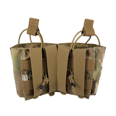 Підсумок для магазинів автомату Tasmanian Tiger 2 SGL Mag Pouch BEL HK417 MKII MC, Multicam (TT 7124.394)