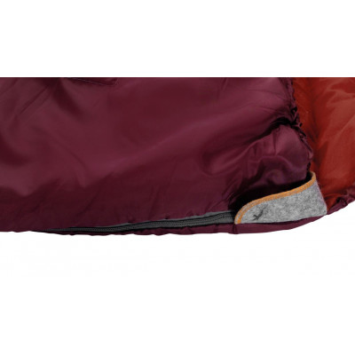 Спальний мішок Easy Camp Nebula (7/2°C), 180 см - Left Zip, Red, M