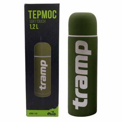 Термос TRAMP Soft Touch 1,2 л, Хакі