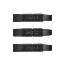 Набір Leatherman з трьох двосторонніх біт з плоскими викрутками 1/4 "& 3/16"