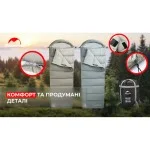 Спальник з капюшоном Naturehike M400 NH20MSD02, (1°C), правий, зелений