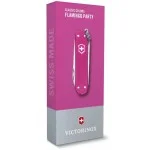 Ніж Victorinox Classic SD Alox Colors Flamingo Party 58мм,5функ,ріфл.рож