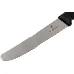 Набір кухонний Victorinox SwissClassic Tomato&Sausage Gift Set 6 ножів лезо 11см хвил. з чорн. ручкою