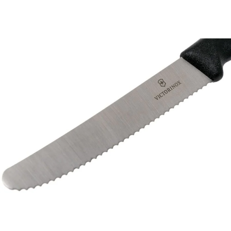 Набір кухонний Victorinox SwissClassic Tomato&Sausage Gift Set 6 ножів лезо 11см хвил. з чорн. ручкою