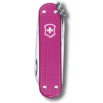 Ніж Victorinox Classic SD Alox Colors Flamingo Party 58мм,5функ,ріфл.рож