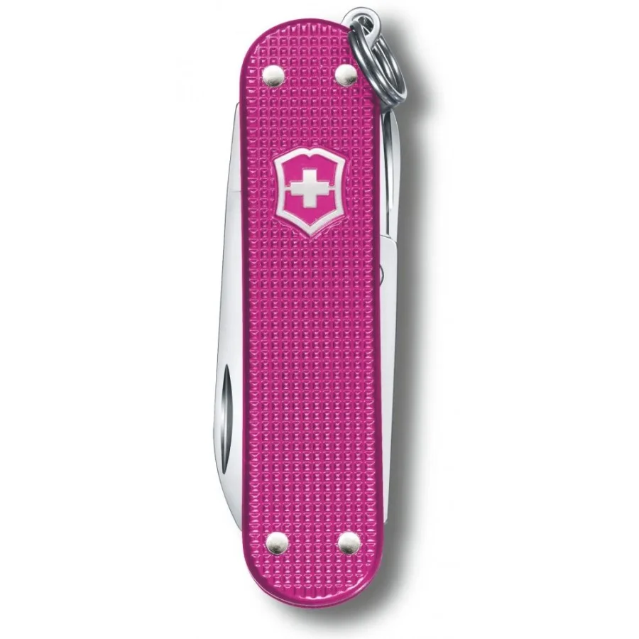 Ніж Victorinox Classic SD Alox Colors Flamingo Party 58мм,5функ,ріфл.рож