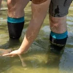 Шкарпетки водонепроникні Dexshell Wading Green, p-p XL, чорні
