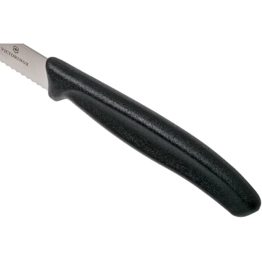 Набір кухонний Victorinox SwissClassic Tomato&Sausage Gift Set 6 ножів лезо 11см хвил. з чорн. ручкою