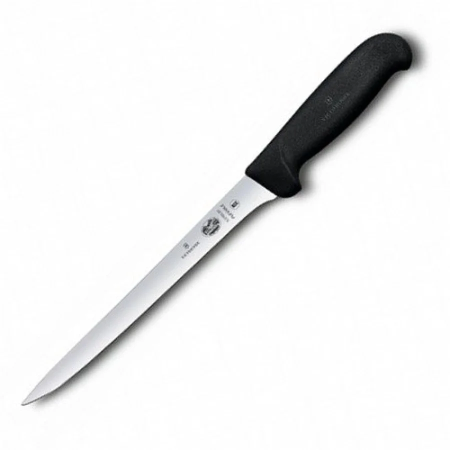 Кухонний ніж Victorinox Fibrox Filleting Flex лезо 20см філейний з чорн. ручкою