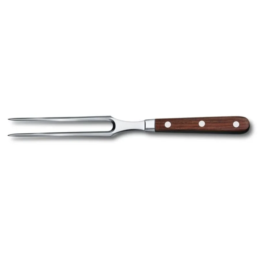 Набір кухонний Victorinox Grand Maitre Сhef's Wood Cutlery Block 6шт з дерев. ручкою з підставкою (5 ножів, віделка)