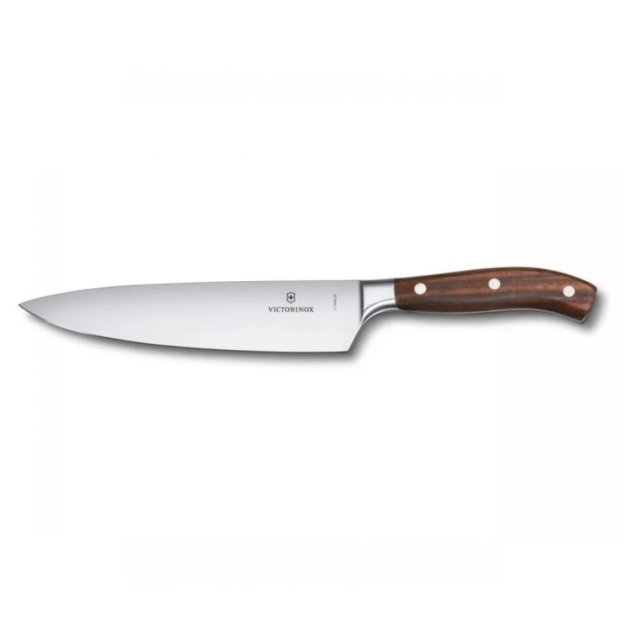 Набір кухонний Victorinox Grand Maitre Сhef's Wood Cutlery Block 6шт з дерев. ручкою з підставкою (5 ножів, віделка)
