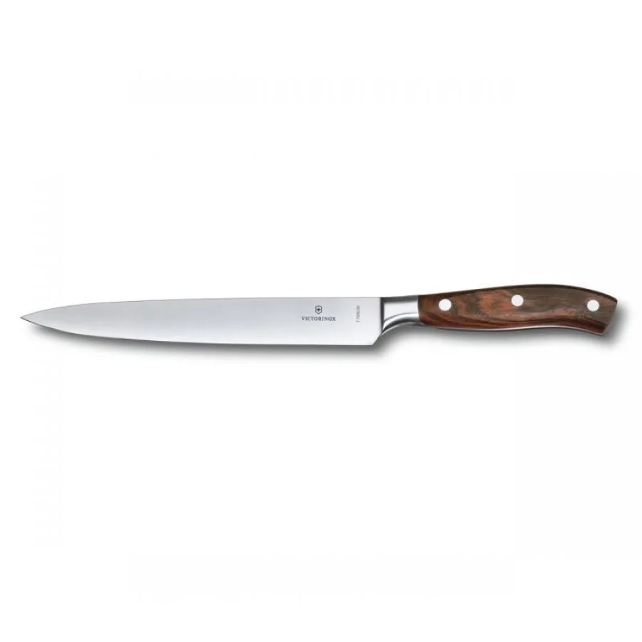 Набір кухонний Victorinox Grand Maitre Сhef's Wood Cutlery Block 6шт з дерев. ручкою з підставкою (5 ножів, віделка)